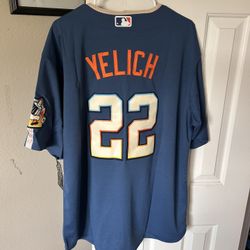 Nike Milwaukee Brewers Christian Yelich size 2xl