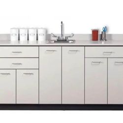 BRAND NEW Sink With Cabinets (salon suite, permanent makeup