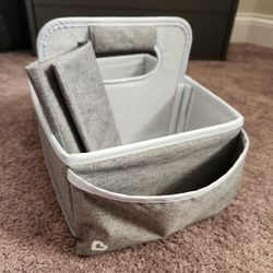 Diaper Caddy with Changing Pad 