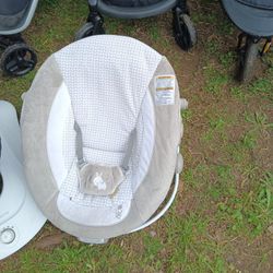 Baby Bouncer's And Car Seats And A Walker