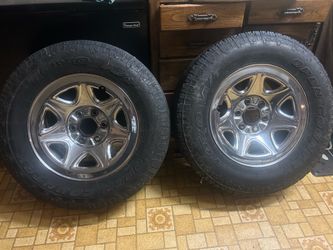2 Chevy 6 lug wheels
