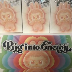 Big Into Energy Labubu - Love Loyalty Serenity Hope Happiness 