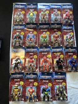 Masters Of The Universe Origins Lot Of 28 (29 Figures) Bnib