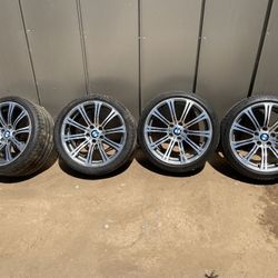 BMW Style M3 wheels with tires. 19x8.5 19x9.5 set