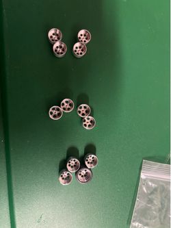 Hotwheels 1/64 scale stainless steel Rims 4 sets  and extras