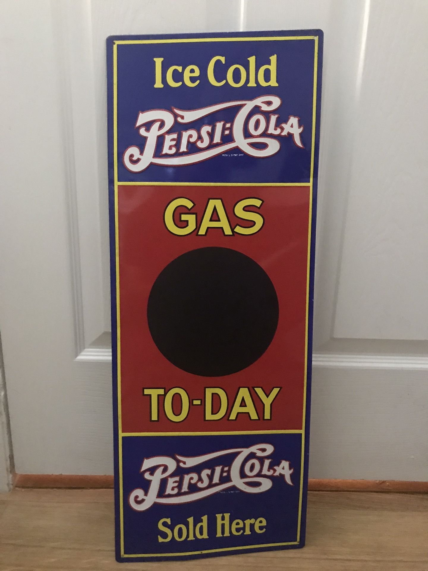 Tin Pepsi Cola Chalkboard Sign-Reproduction