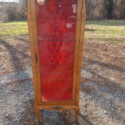 Antique Showcase Cabinet 