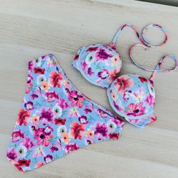 Victoria’s Secret Floral Bikini - Size 36B Top / Size L Bottom