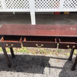4’ TV Stand Table (wood)