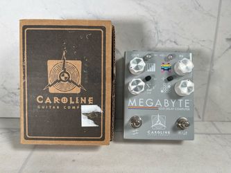 Caroline Guitar Company Megabyte Lo Fi Delay Pedal With Box (A1G012336)