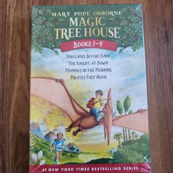 magic tree house books 1-4 new