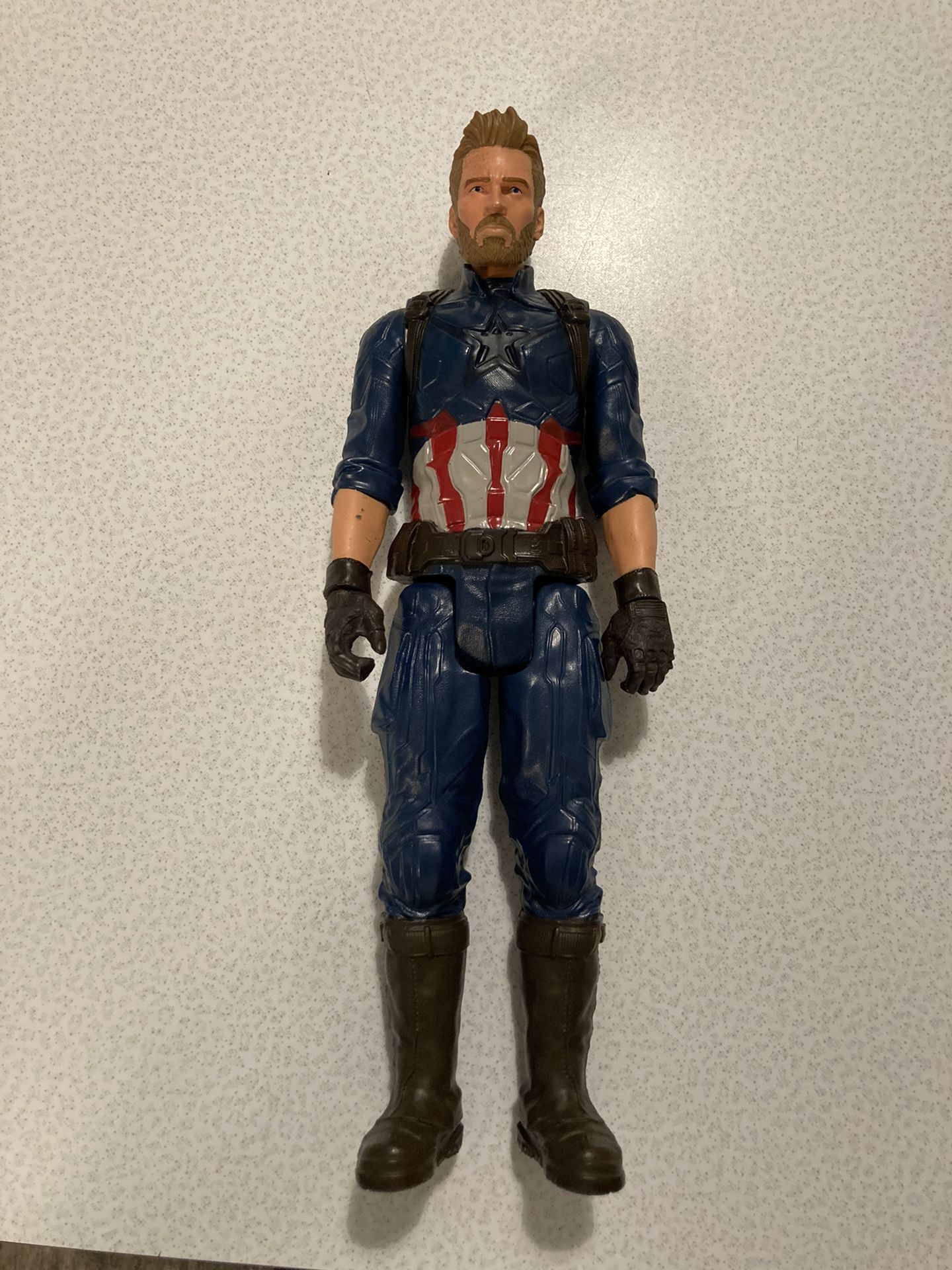 Marvel Comics Avengers Captain America Steve Rogers 12 Inch Action Figure Toy - No Mask!!