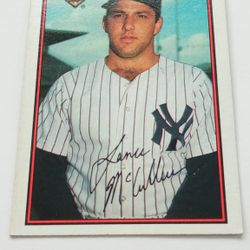 Lance McCullers 1989 Bowman Baseball Card