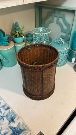 Woven Rattan Drum Lampshade
