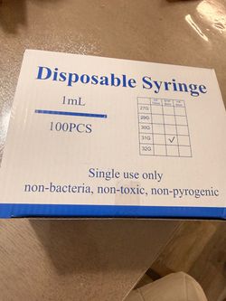 31g 1mL insulin needles