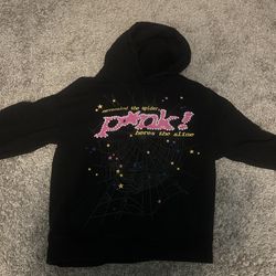 Real black Sp5der Hoodie 