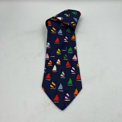 “Rainbow Fleet” by Eric Holch  by Allyn Neckwear sailboat tie 4” wide