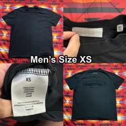 Fear Of God Essentials Short Sleeve Black T-Shirt Men’s Size XS