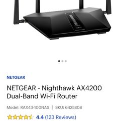 Netgear Nighthawk AX4200 Router