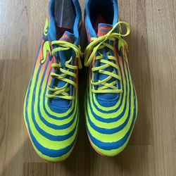 PUMA Track Spikes Neon Sprint Shoes (Size 14) Lightweight Racing Cleats 