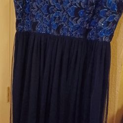 Woman's  2X Sequence Long Cardalite Dress 