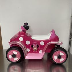 Huffy Minnie Mouse Battery Ride On Quad 6V