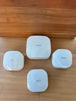 eero Pro 6 and 3 eero 6 Wi-fi Mesh System!