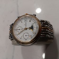 2000s Movado Moonphase-chronograph-date