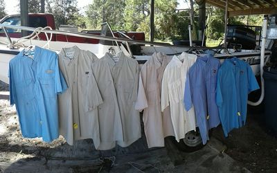 8 xl angler shirts 4 are pfg