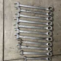 Proto combination wrench set