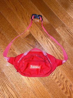 Red supreme sales bum bag
