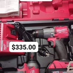 Milwaukee Fuel Impact And Hammer Drill 