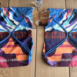 Pet Reflective Drawstring Packable Bags