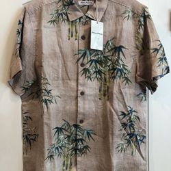 Tommy Bahama  Mens Medium Bamboo Short Sleeve Shirt