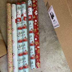 Wrapping Paper 6 Rolls 