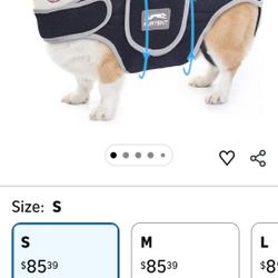 Small Support Harness for Dachshund Recovery, Spinal Relief & Back Stability (S)