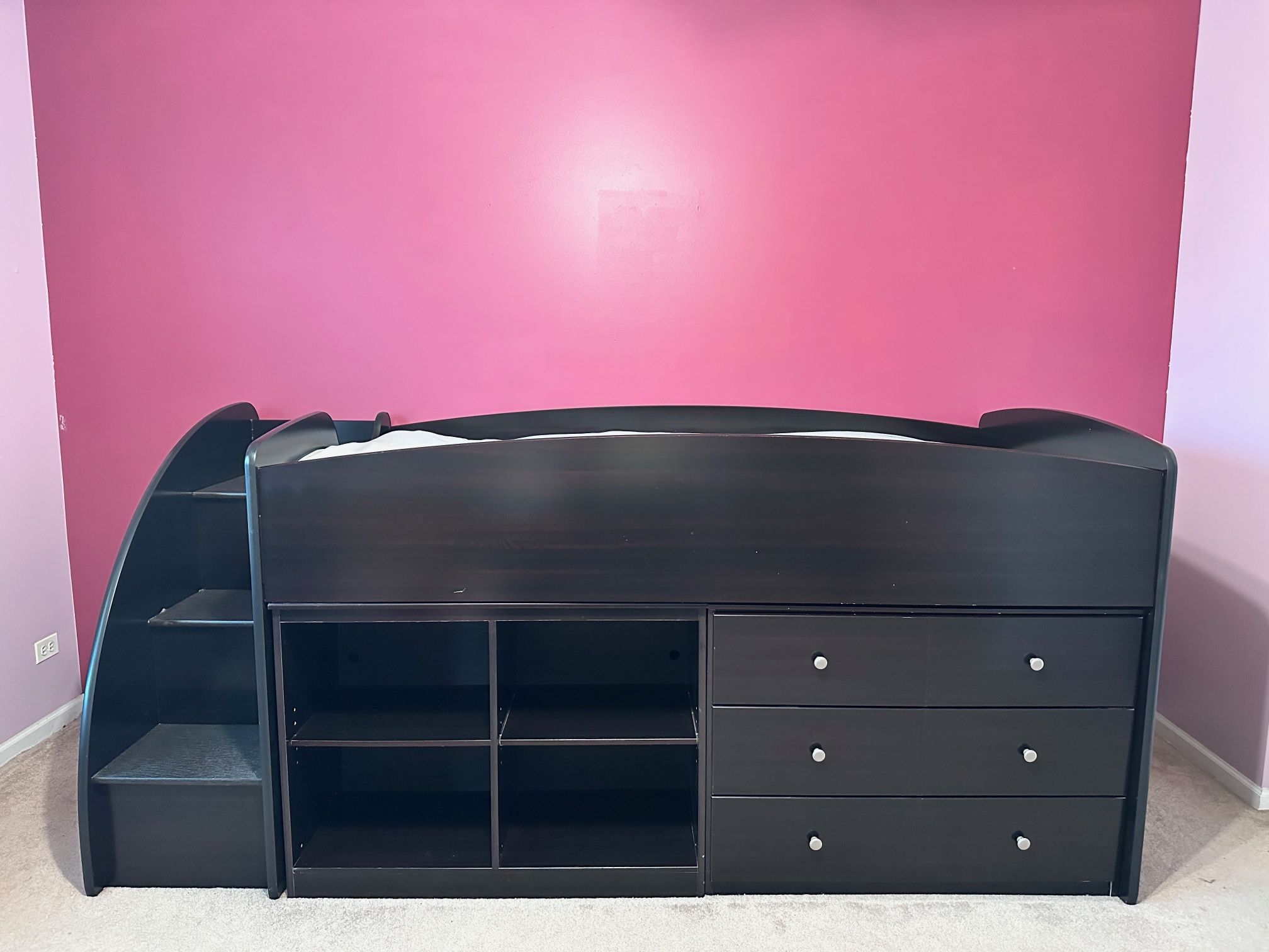 Loft Bed With Storage. Reg. Price 1200. Free Mattress Included.