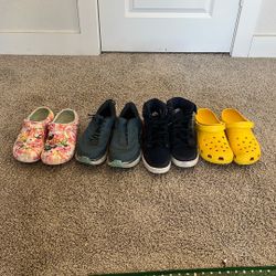 crocs,hoka,nike all size 12