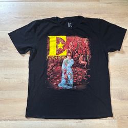 Elton John Farewell Yellow Brick Road Tour 2022 T Shirt Men’s Size XL Black Tee
