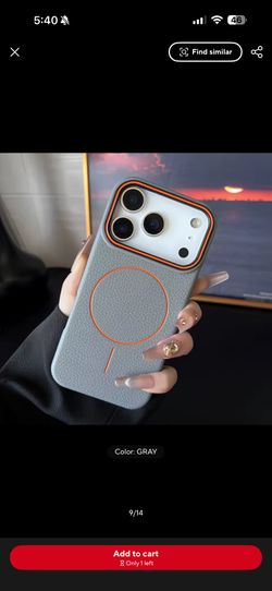 Upon 17 Pro Max Case Gray
