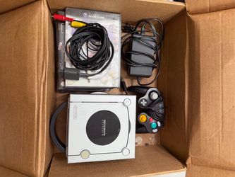 GameCube with games