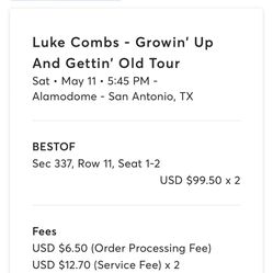 Luke Combs Tickets