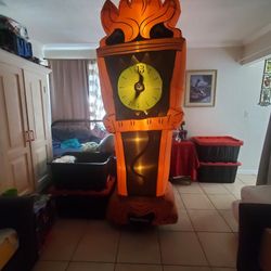 The Hunted Mansion Clock Inflatable 