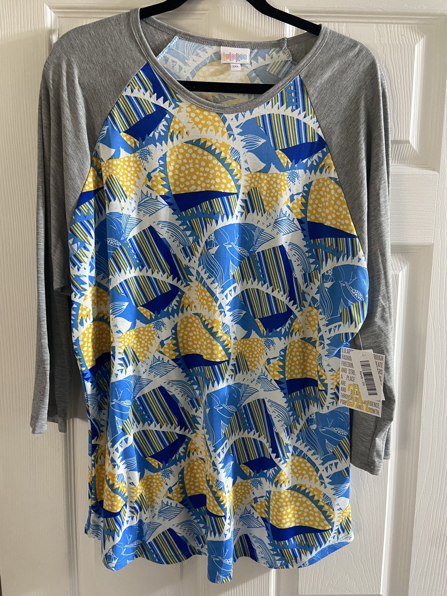 New Lularoe Randy, Size 3XL - 3/4 in sleeves