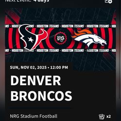 Denver Broncos vs Houston Texans