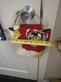 NWT-ino~kochi-Floral-Flying Goose-Crossbody-Handle-Handbag-Purse-MADE IN JAPAN!