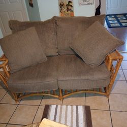 Batten Wood Couch