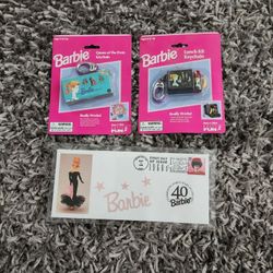 Lunch Box Key Chains And Barbie Envelope Stamp