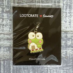 Keroppi Hello Kitty Bag Charm Clip 