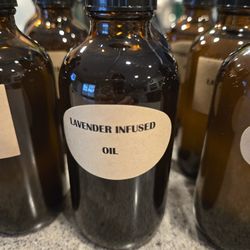 Homemade ORGANIC LAVENDER infused Oil